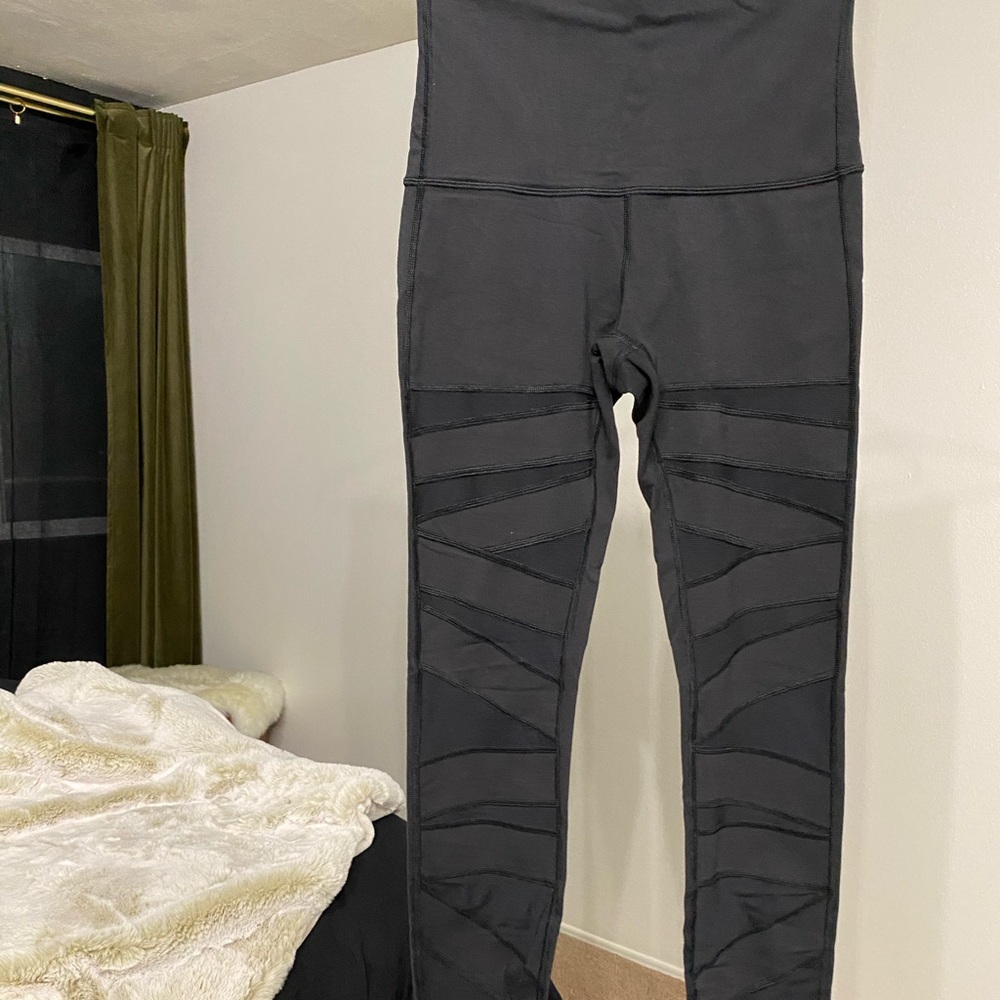 Mesh Tech lulu lemon full length high waisted